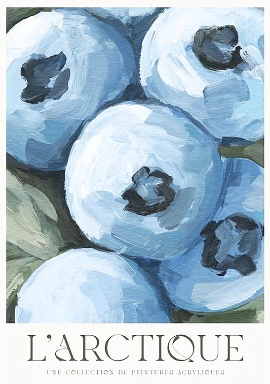 Detailed vintage botanical illustration of harvested field flora, combining rich indigo blues with dried golden hues and natural plant elements