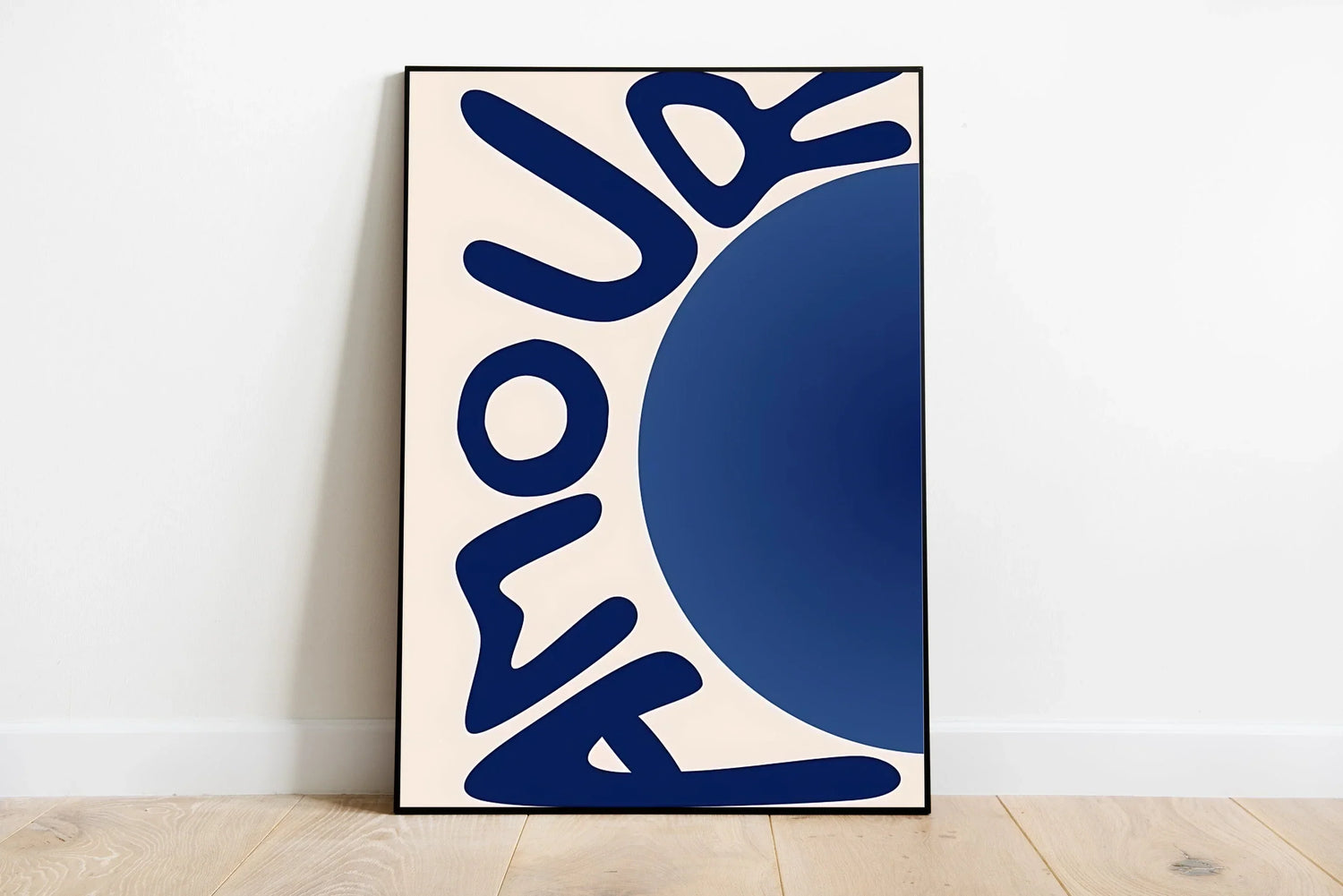 Mlue Soft Blue Aesthetic Wall Art Collection – Art Theory