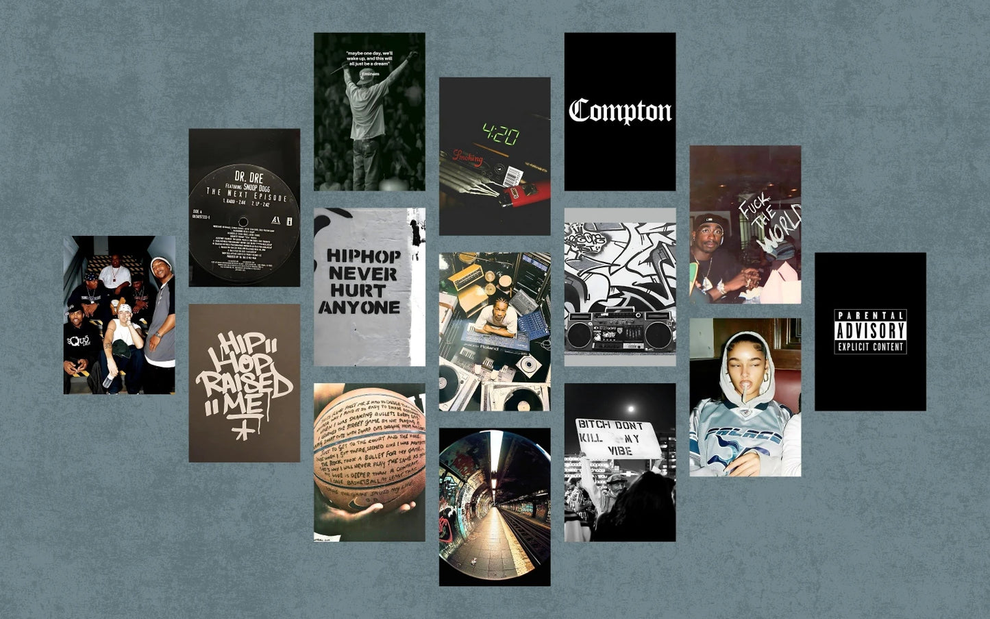 Straight outta 90s | wall collage kit