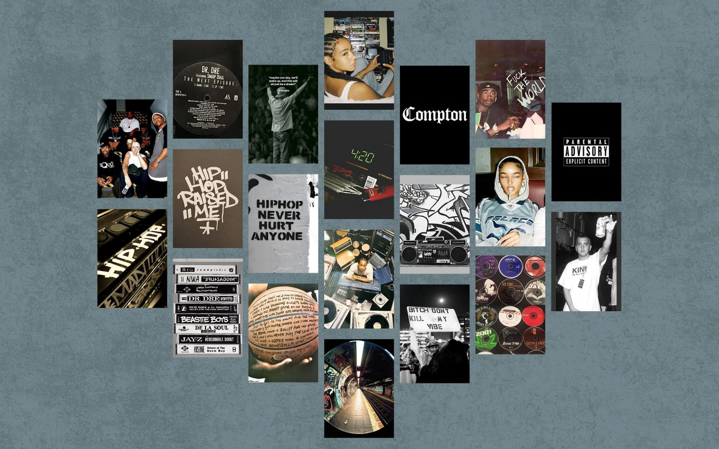 Straight outta 90s | wall collage kit