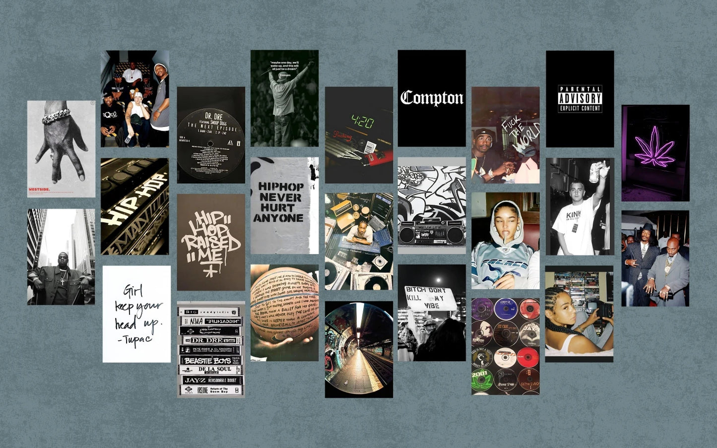 Straight outta 90s | wall collage kit