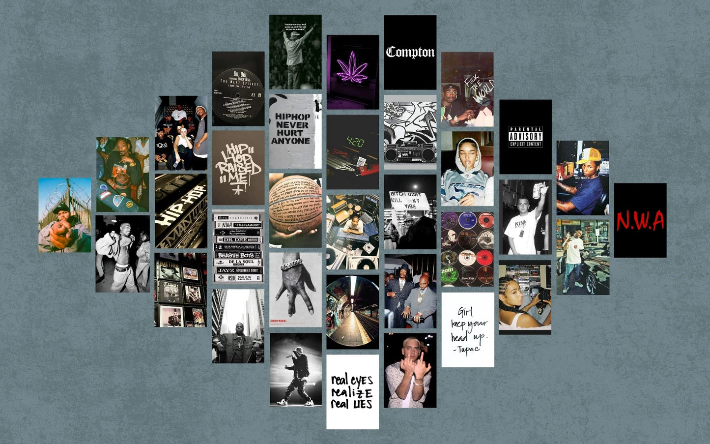 Straight outta 90s | wall collage kit