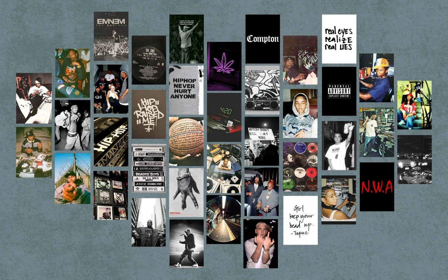 Straight outta 90s | wall collage kit