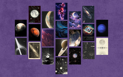 Through the Telescope | wall collage kit