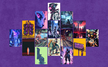 Digital Dystopia - I | wall collage kit