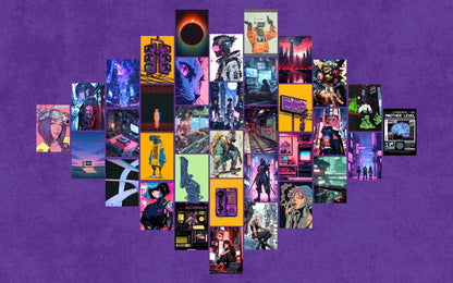 Digital Dystopia - I | wall collage kit