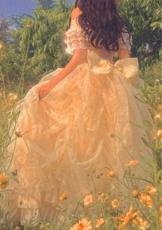 Yellow dress | cottage-core 03