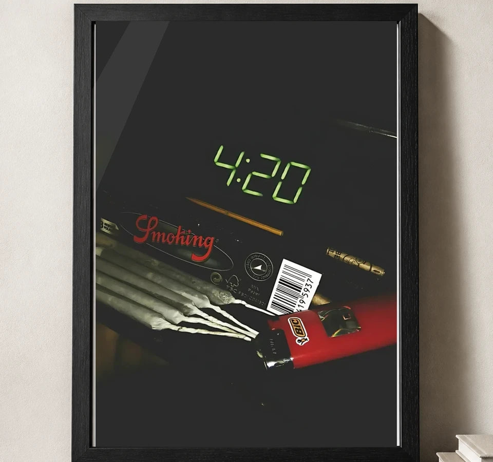Styled close-up of A4 · Black Gallery Frame - gallery image 3 of 5