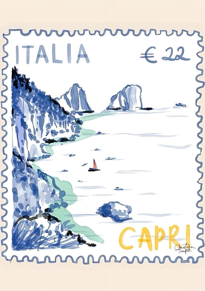 Capri Stamp | Mlue 39