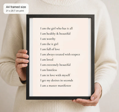 Size reference for A4 · Black Gallery Frame - gallery image 4 of 5