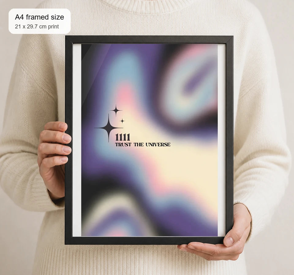 Size reference for A4 · Black Gallery Frame - gallery image 4 of 5