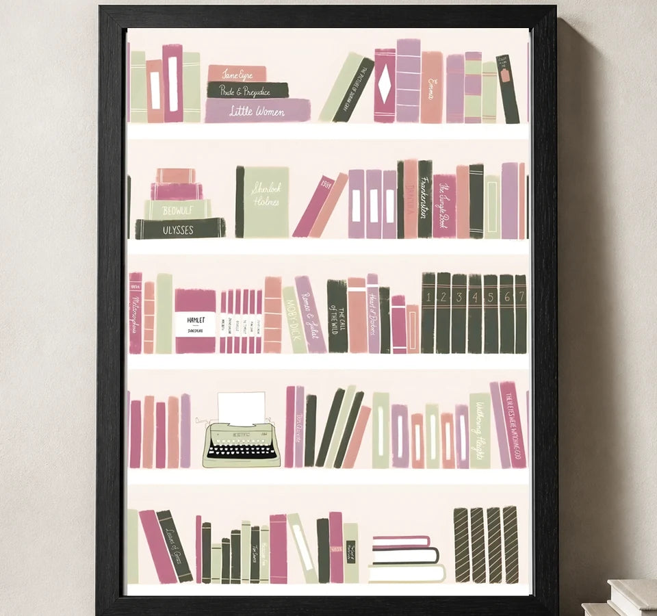 Styled close-up of A4 · Black Gallery Frame - gallery image 3 of 5