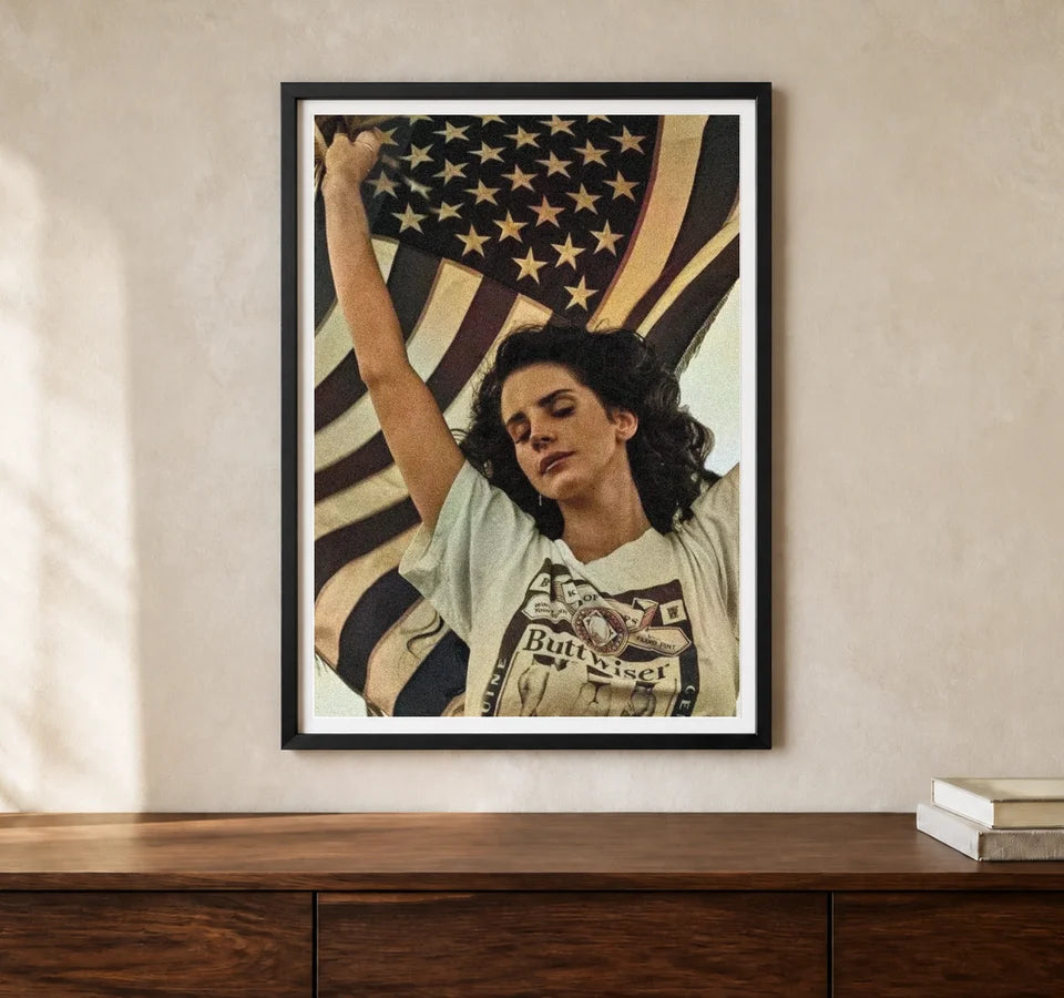 Product-focused lifestyle view of A4 · Black Gallery Frame - gallery image 1 of 5