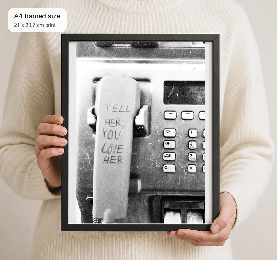 Size reference for A4 · Black Gallery Frame - gallery image 4 of 5