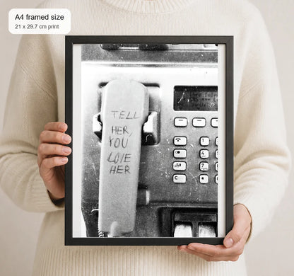 Size reference for A4 · Black Gallery Frame - gallery image 4 of 5
