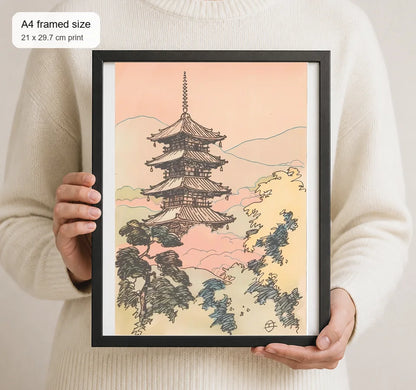 Size reference for A4 · Black Gallery Frame - gallery image 4 of 5