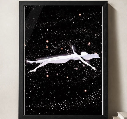 Styled close-up of A4 · Black Gallery Frame - gallery image 3 of 5