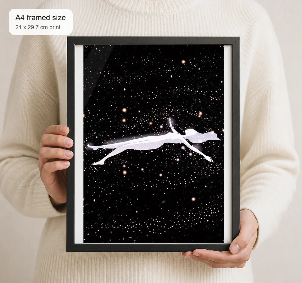 Size reference for A4 · Black Gallery Frame - gallery image 4 of 5