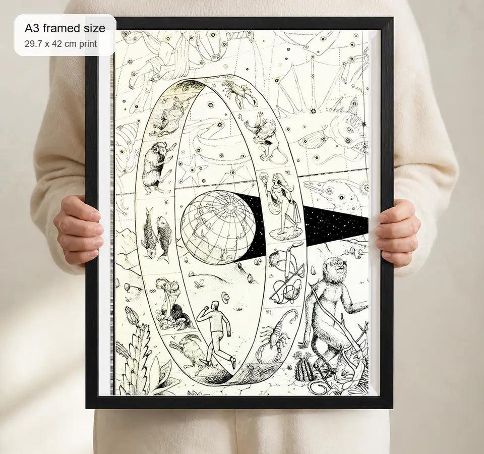 Size reference for A3 · Black Gallery Frame - gallery image 4 of 5
