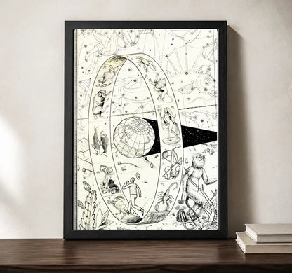 Clean studio product view of A4 · Black Gallery Frame - gallery image 2 of 5