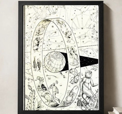 Styled close-up of A4 · Black Gallery Frame - gallery image 3 of 5