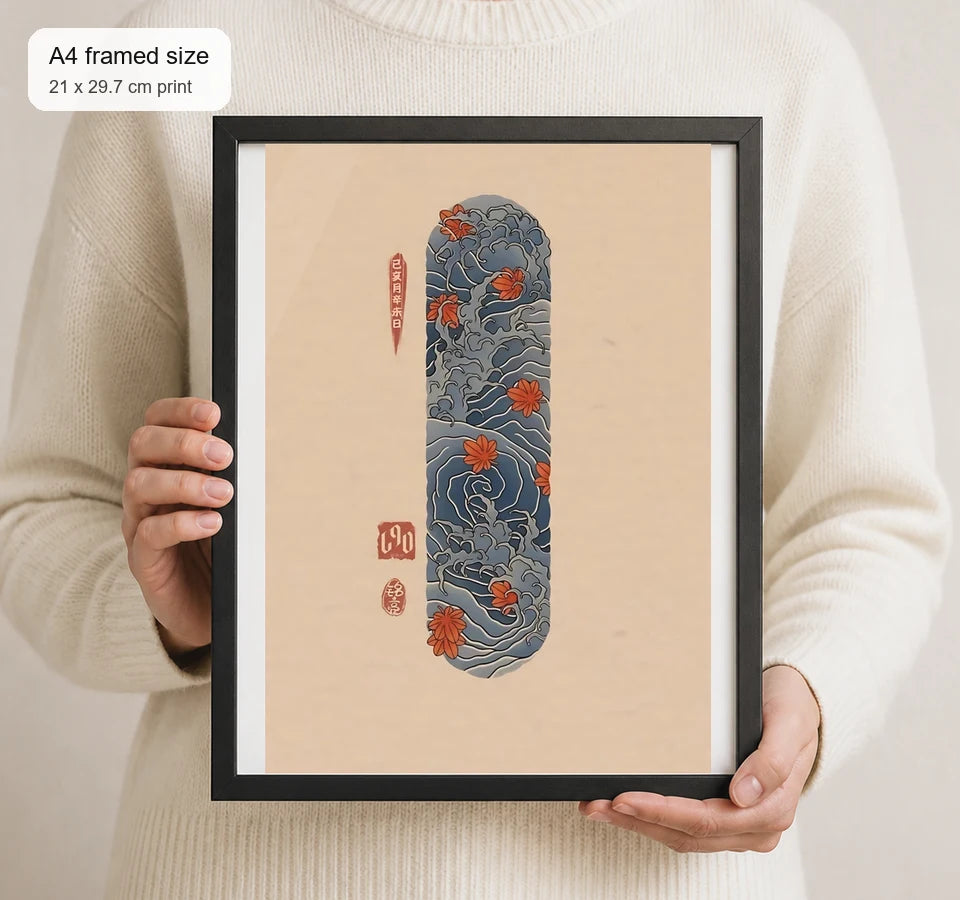 Size reference for A4 · Black Gallery Frame - gallery image 4 of 5