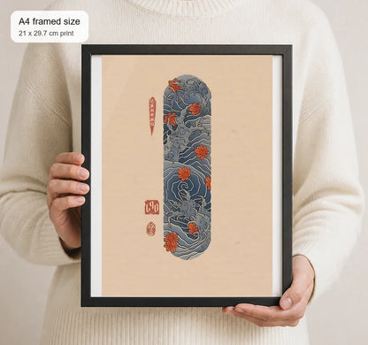 Size reference for A4 · Black Gallery Frame - gallery image 4 of 5