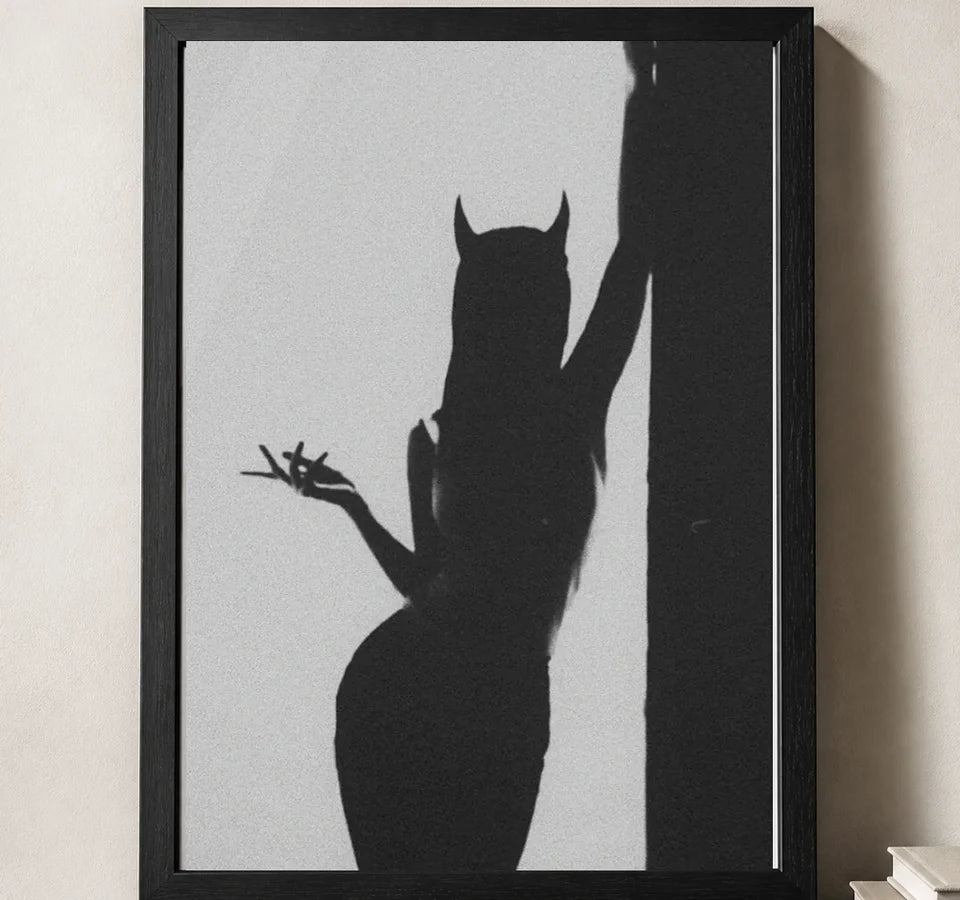 Styled close-up of A4 · Black Gallery Frame - gallery image 3 of 5