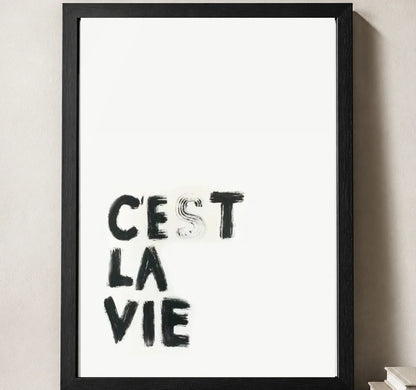 Styled close-up of A4 · Black Gallery Frame - gallery image 3 of 5