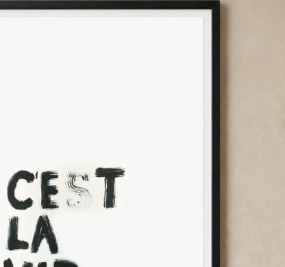 Material and finish detail for A4 · Black Gallery Frame - gallery image 5 of 5