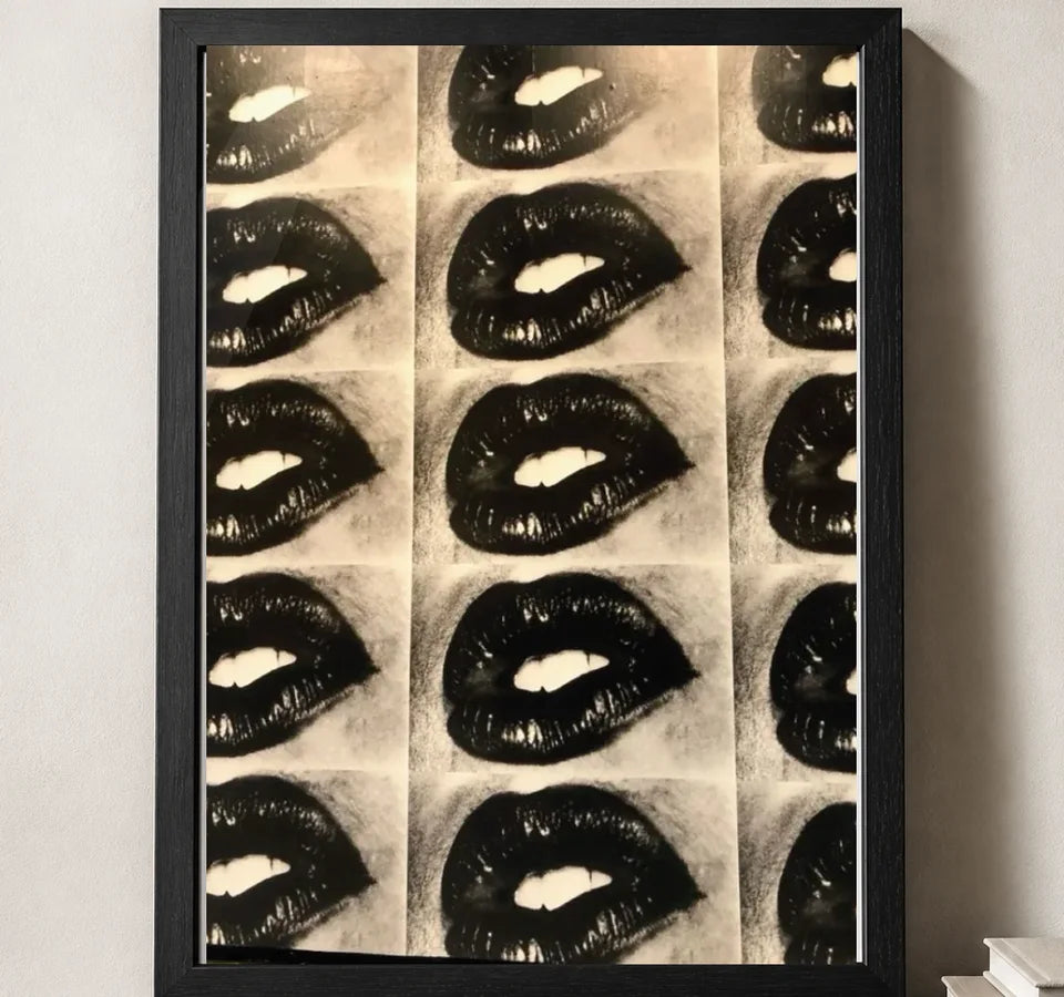Styled close-up of A4 · Black Gallery Frame - gallery image 3 of 5