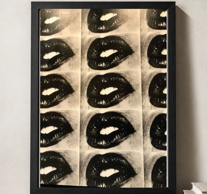 Styled close-up of A4 · Black Gallery Frame - gallery image 3 of 5