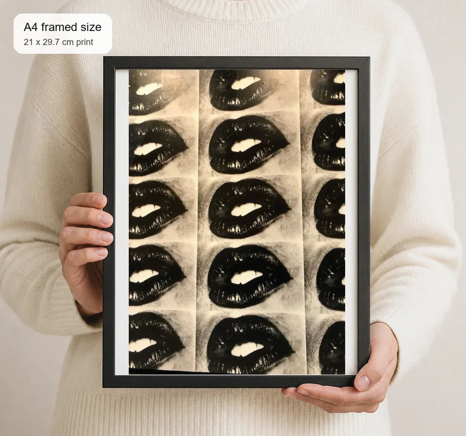 Size reference for A4 · Black Gallery Frame - gallery image 4 of 5