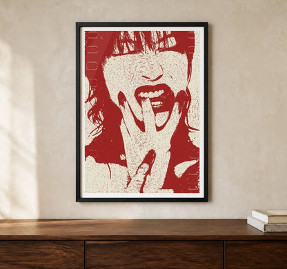 Product-focused lifestyle view of A4 · Black Gallery Frame - gallery image 1 of 5