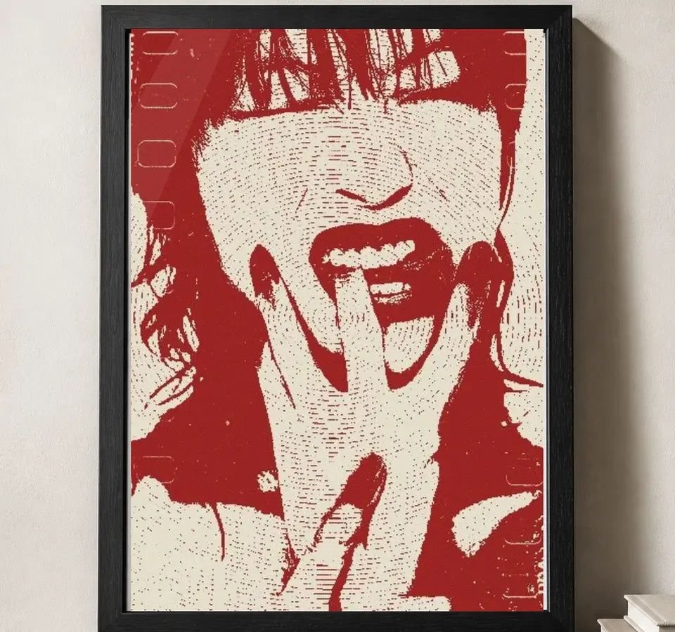 Styled close-up of A4 · Black Gallery Frame - gallery image 3 of 5