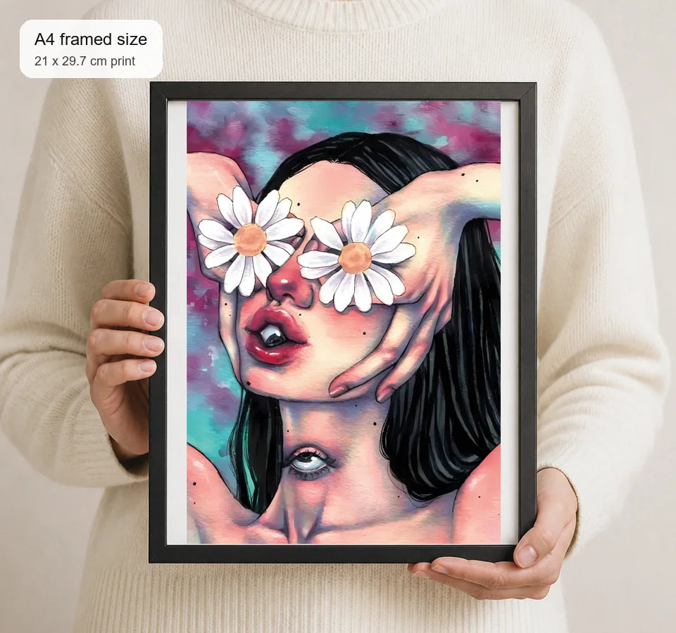 Size reference for A4 · Black Gallery Frame - gallery image 4 of 5