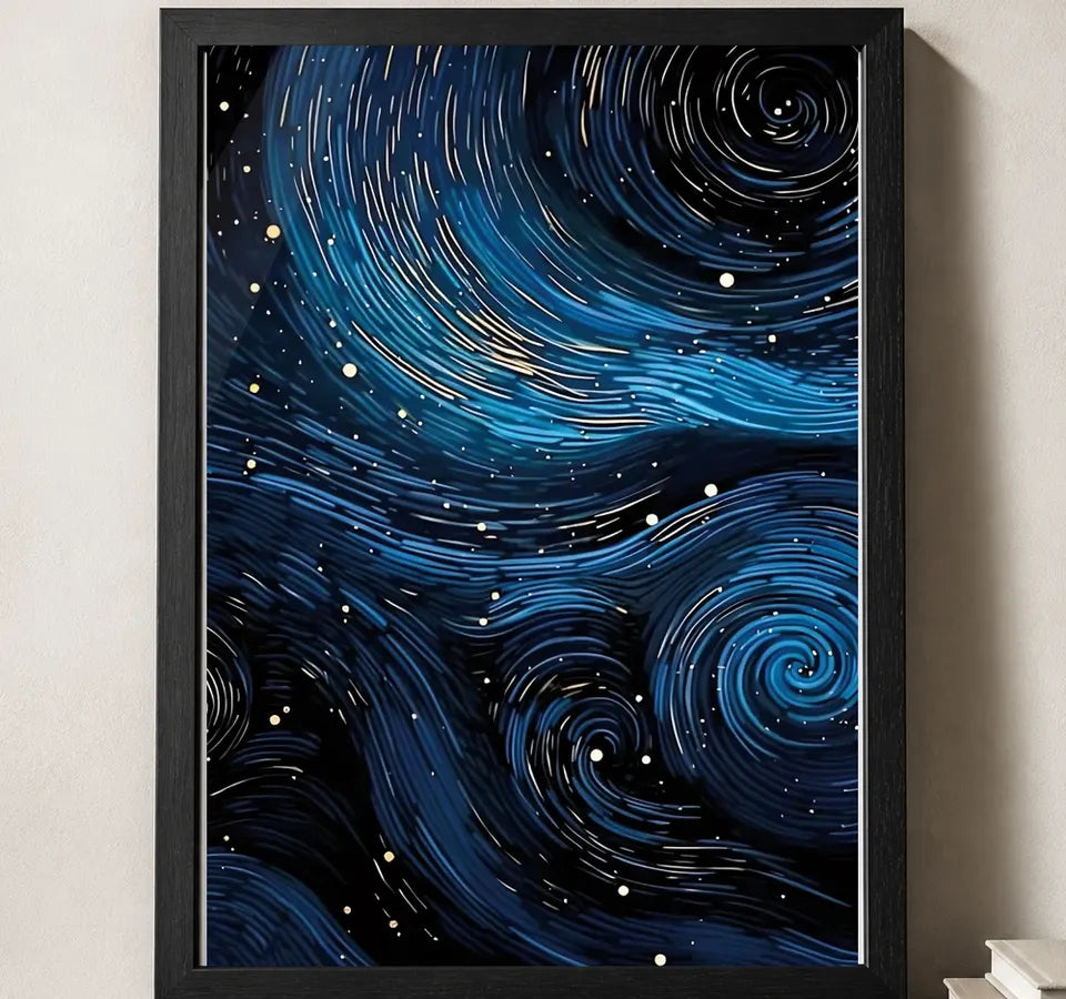 Styled close-up of A4 · Black Gallery Frame - gallery image 3 of 5