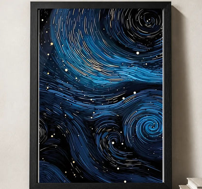 Styled close-up of A4 · Black Gallery Frame - gallery image 3 of 5