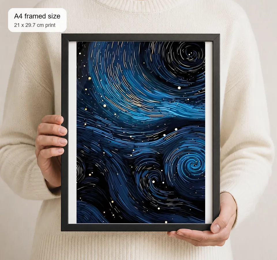 Size reference for A4 · Black Gallery Frame - gallery image 4 of 5