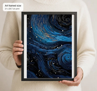 Size reference for A4 · Black Gallery Frame - gallery image 4 of 5