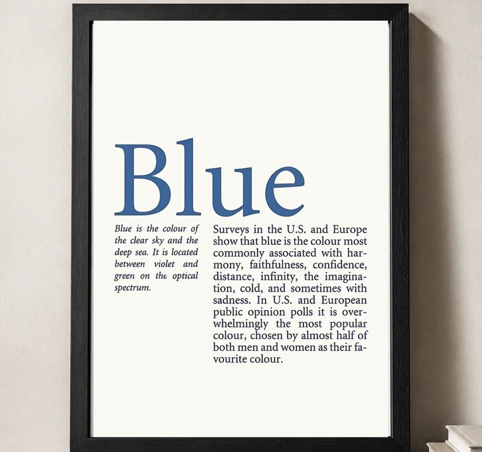 Styled close-up of A4 · Black Gallery Frame - gallery image 3 of 5