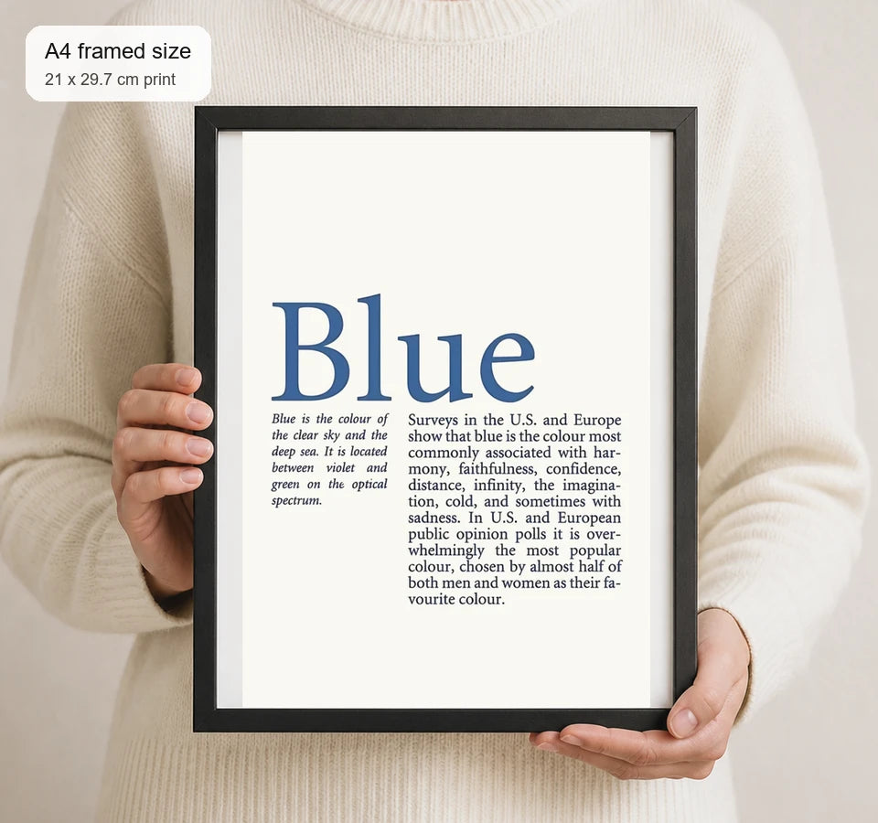 Size reference for A4 · Black Gallery Frame - gallery image 4 of 5