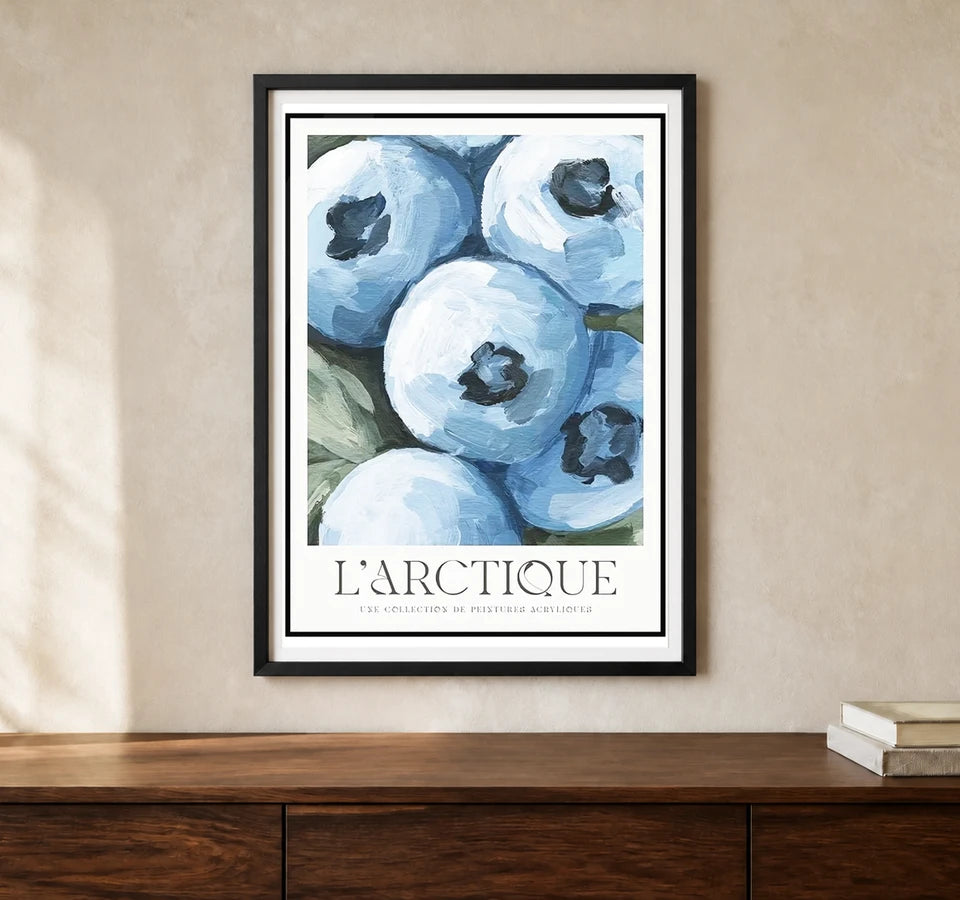 Product-focused lifestyle view of A4 · Black Gallery Frame - gallery image 1 of 5