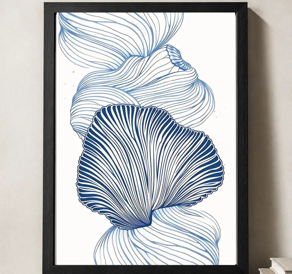 Styled close-up of A4 · Black Gallery Frame - gallery image 3 of 5