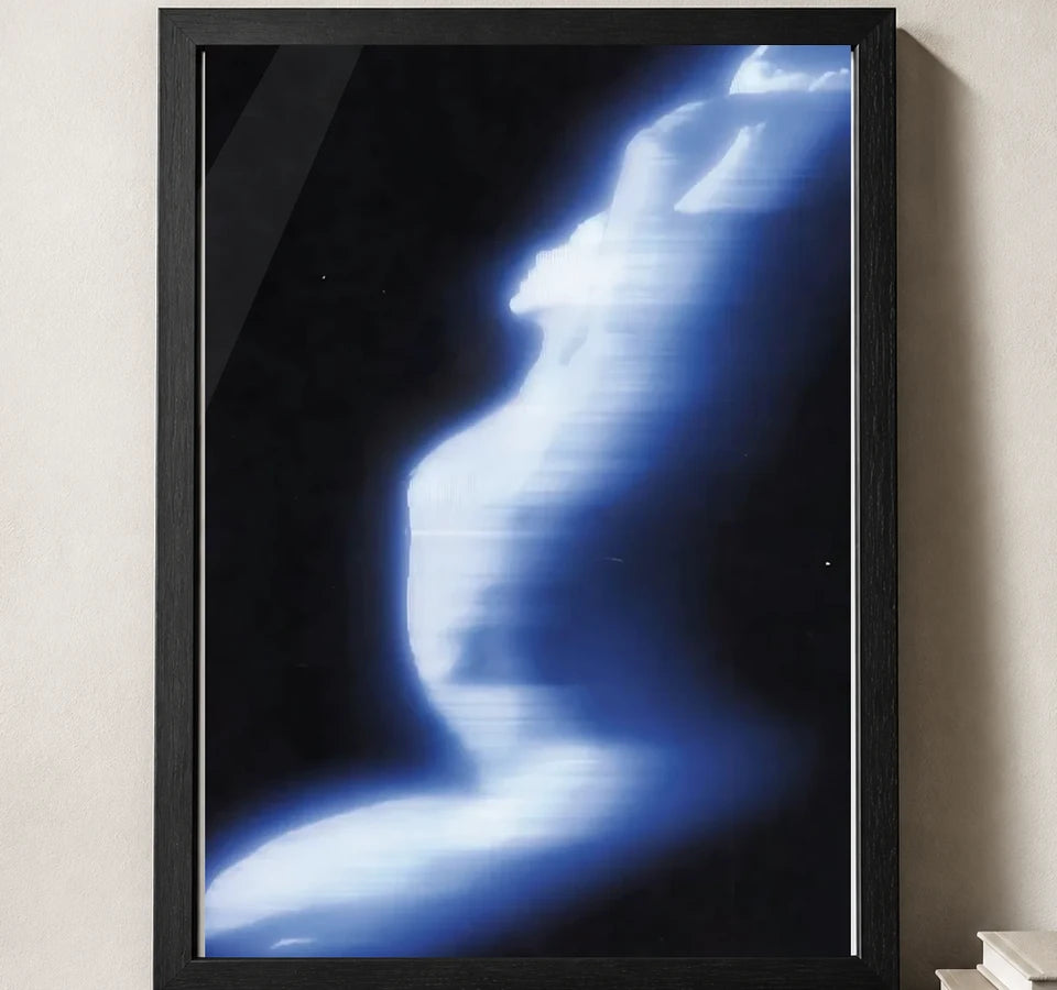 Styled close-up of A4 · Black Gallery Frame - gallery image 3 of 5