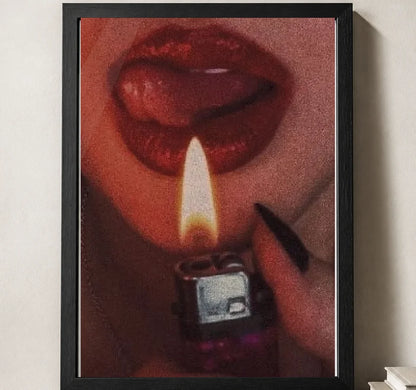 Styled close-up of A4 · Black Gallery Frame - gallery image 3 of 5