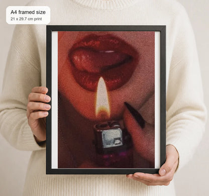 Size reference for A4 · Black Gallery Frame - gallery image 4 of 5