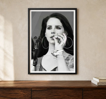 Product-focused lifestyle view of A4 · Black Gallery Frame - gallery image 1 of 5