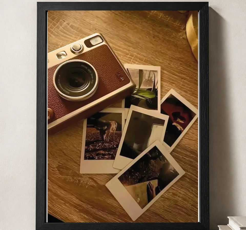 Styled close-up of A4 · Black Gallery Frame - gallery image 3 of 5