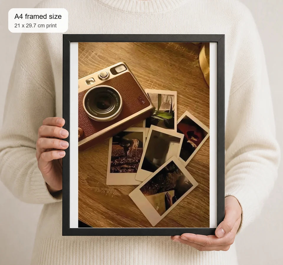 Size reference for A4 · Black Gallery Frame - gallery image 4 of 5